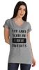 Inkmeso You Can't Scare Me I Have Two Boys Funny Graphic Mom Tshirt Cotton Top