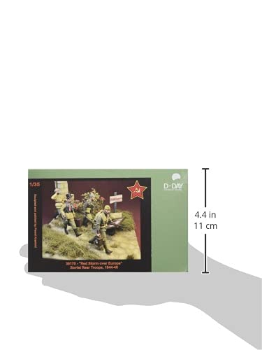 D-Day Miniatures 1/35 Scale Resin Kit of 4 WWII Russian/Soviet Red Army Troops Carrying Loot, 1944-46 (DD35170)