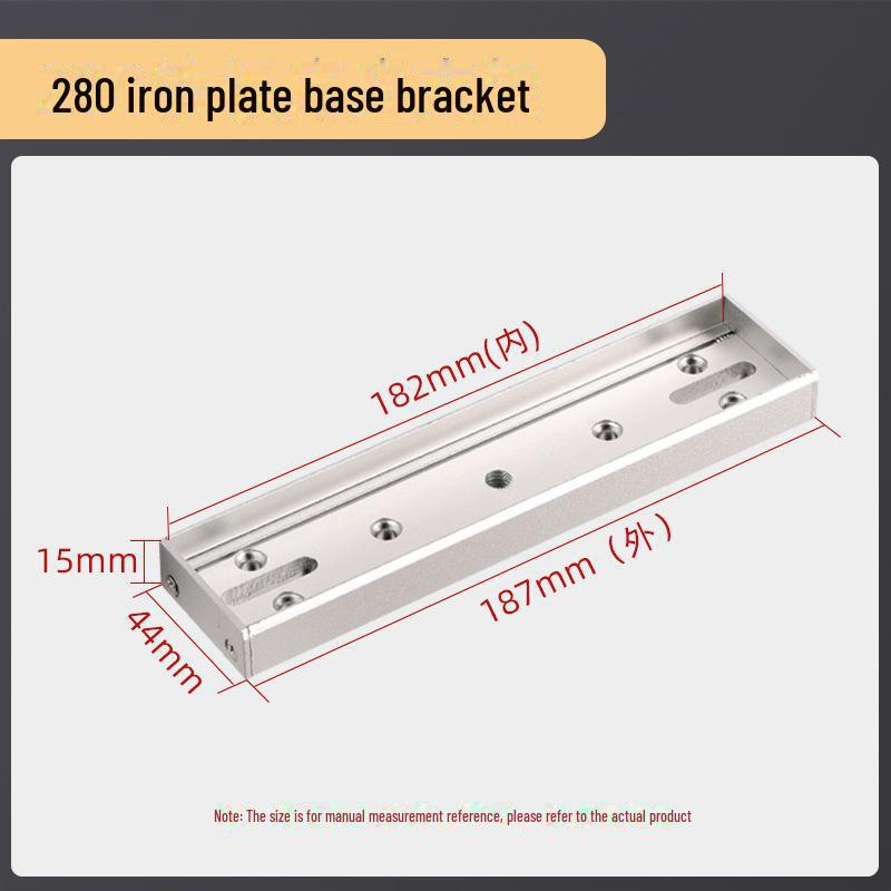 180 kg schweres Magnetschloss für eine Tür mit ZL-Halterung und 350 LC schweres elektromagnetisches Schloss für Doppeltüren mit Saugplatte für rahmenlose Glastüren.
