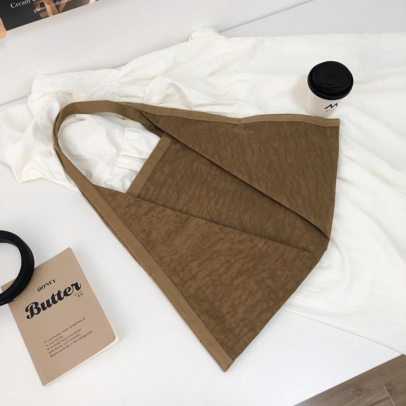 Large capacity lightweight umbrella tote bag women's niche lazy wind nylon handbag casual commuter armpit bag