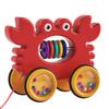 Kids Pull Along Pet Toy Cute Animal Pull Along Rolling Animal Toy Pull Toys Birthday Gift for Boys and Girls