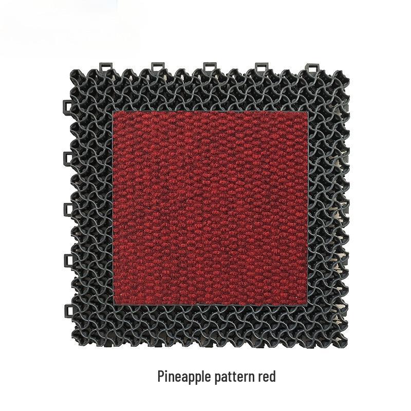 Non-slip Commercial Entrance Mat: Dustproof, Water-Absorbent, Splicing Floor Mat 30x30cm/piece