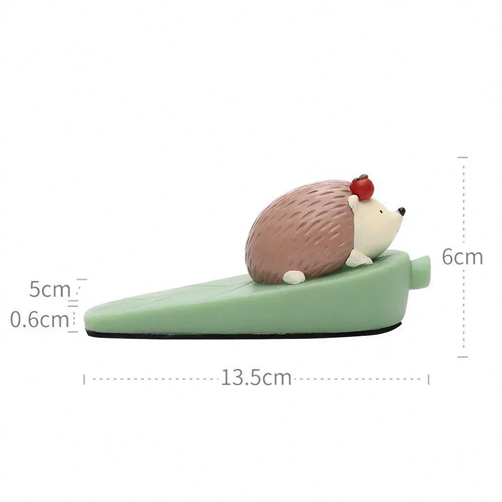 Silicone Door Stop Cartoon Animal Safety Stoppers Block Wedge Doorstops Home Office Door Rear Retainer Anti-collision Stop