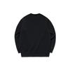 Anta Solid Color Loose Fit Pullover Long Sleeve Sweatshirt Men Sweatshirt Black 152147748-3