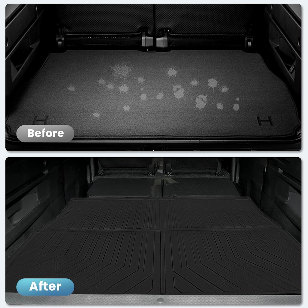 New Daihatsu Atrai Luggage Trunk Mat for the 6th Generation Atrai 3D Car TPE Easy 3D Custom Interior Protective Set Atrai Luggage S700V/S710V Mat,