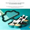 6 Grids Seasoning Box And Container With Clear Lid And Scoops Seasoning Storage Container For Salt Sugar Cruet
