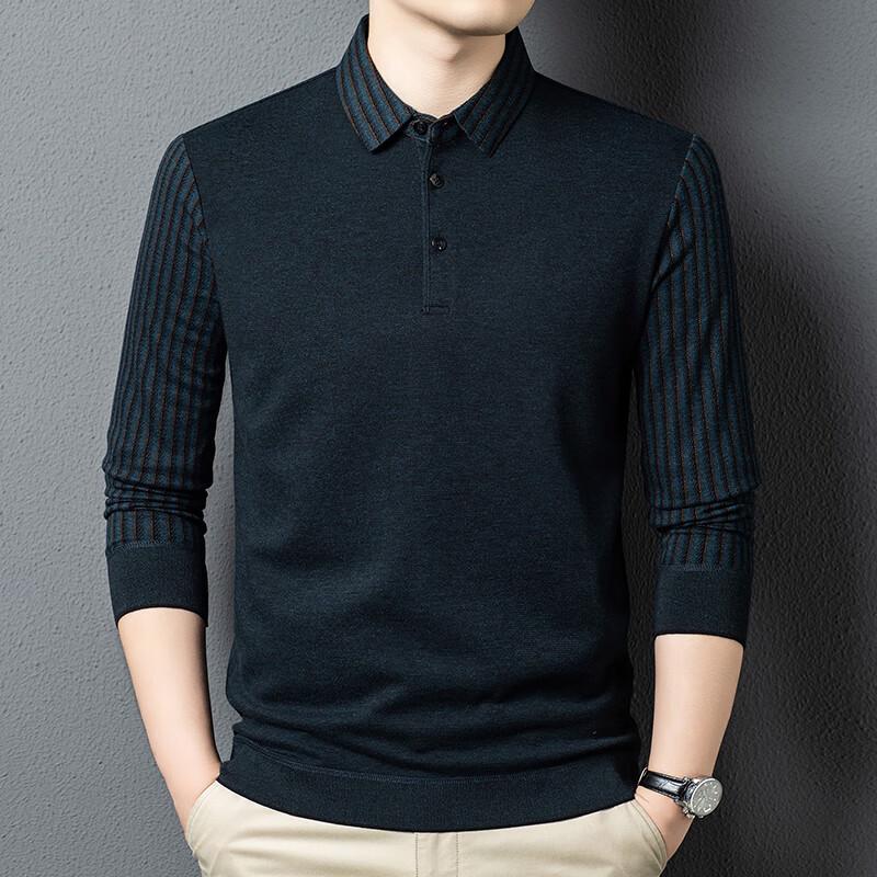 

Yiliteng Men s Warm Easy-Care Knit Polo Shirt YTMTST6711 2XL