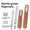 4 Pieces Stainless Steel Nail File Nail Cutter Cuticle Nail Pusher and Trimmer Nail Cuticle Fork With Comfortable Grip