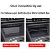 Organizér do středové konzole s více přihrádkami, protiskluzový box pro Volkswagen VW Golf MK8 Golf 8 2020 - 2025 LHD
