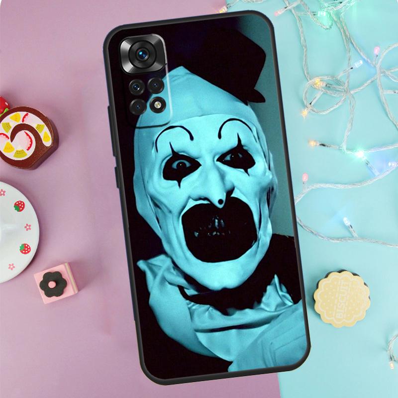 Horror Movie Terrifier Case For Xiaomi Redmi Note 14 Pro 9 10 11 12 13 9S 10S 11S 12S Redmi 14C 10C 12C 13C Cover