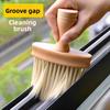 Window Sill Crevice and Groove Dusting Soft-bristle Brush for Household Cleaning