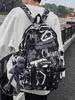 Trendiger Graffiti Rucksack mit großem Fassungsvermögen für Studenten - Vielseitige Umhängetasche für Männer & Frauen