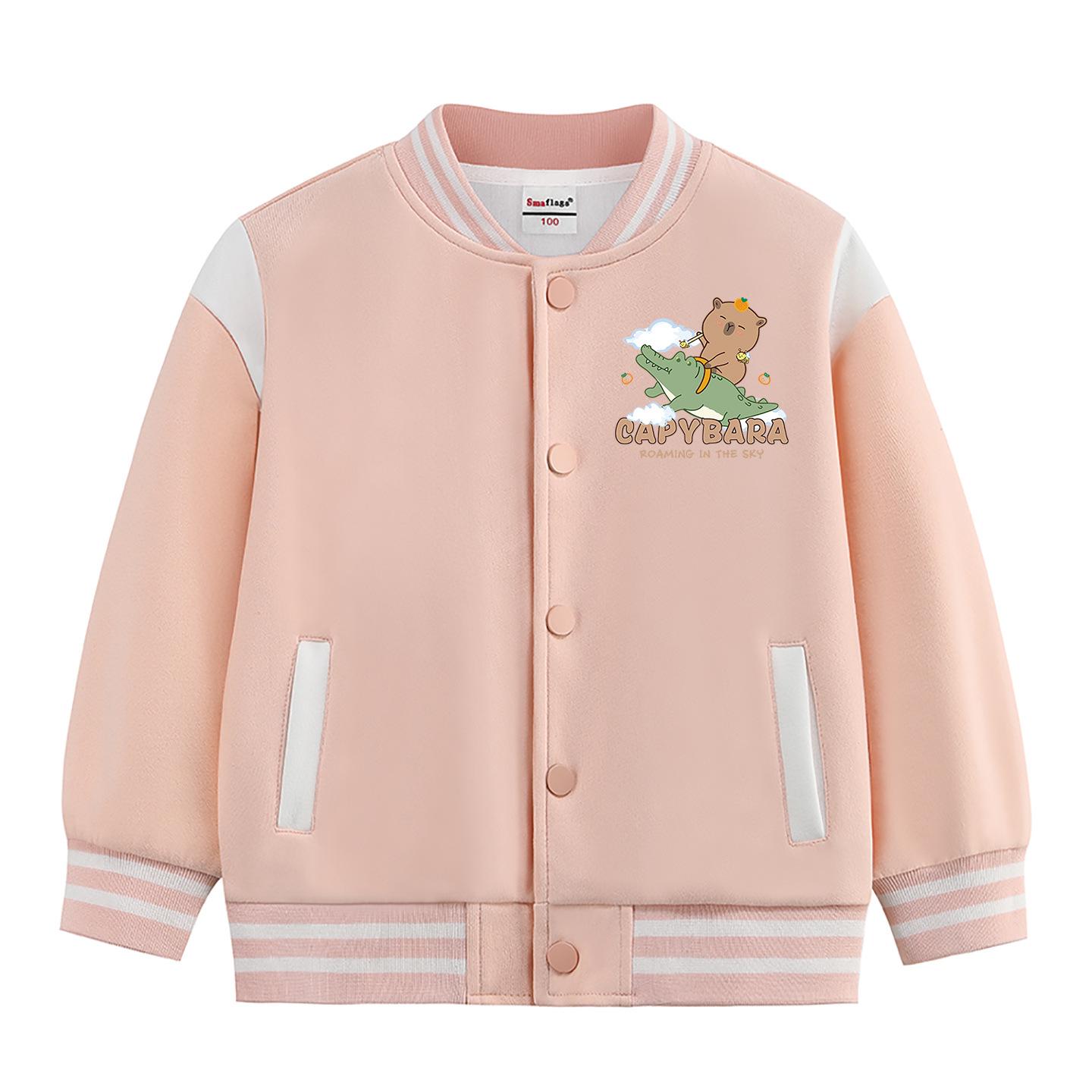 

Children s Unisex Baseball Jacket - Autumn/Winter 2026 Versatile Casual Print Top 100cm (Height: 90-100cm)