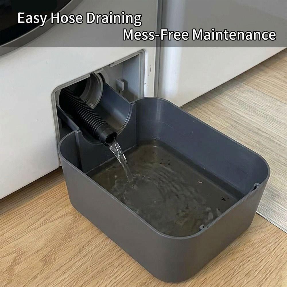 Waterproof Washing Machine Drain Tray Plastic Drain Water Collection Tray Laundry Room Use