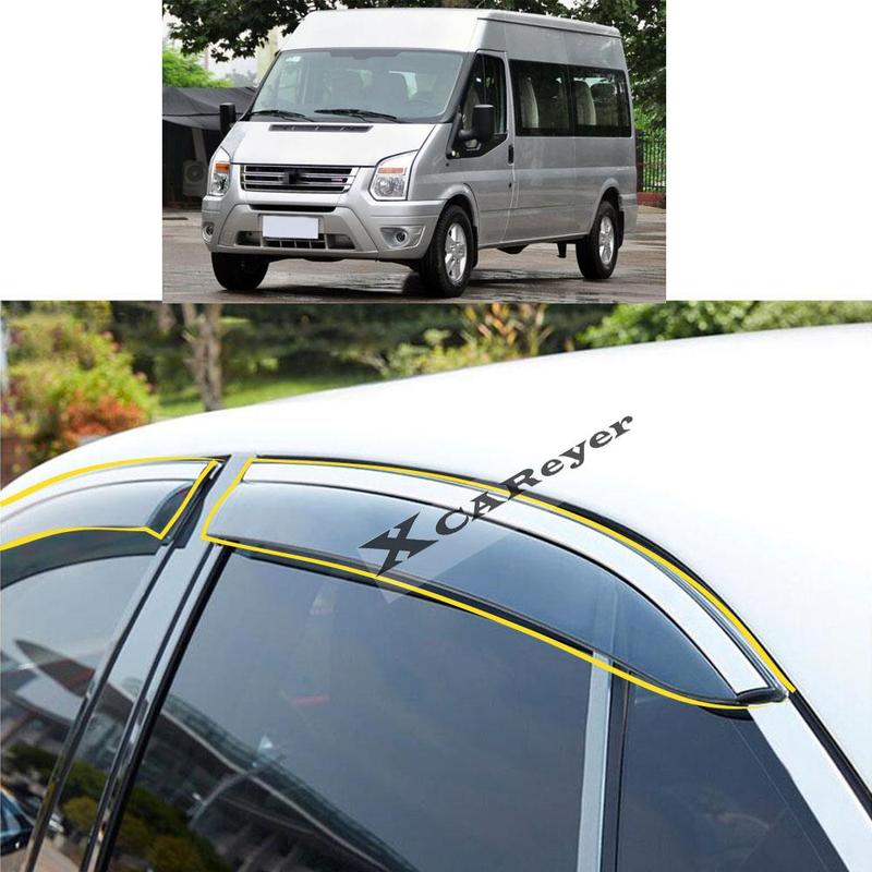 For Ford Taurus 2008-2010 2011-2016 Car Body Styling Sticker Plastic Window Glass Wind Visor Rain/Sun Guard Vent Parts