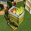Industrial Style Stackable Desktop Storage Basket for Snacks, Cosmetics, and Office Supplies
