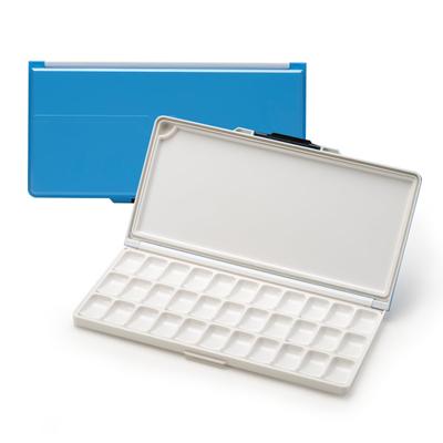 MEEDEN Watercolor Palette 33 Holes Airtight with Lid Leak Proof Large Mixing Area Convenient for Coloring Foldable Easy To Carry Watercolor Acrylic