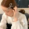 Korean Fashion Women Pearl Hair Clips Pins Cute Girls Pearl Hairclip Bows Hairpin Metal Hair Clips Y2k Girl Hair Accessories