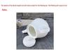 Ceramic Teapot with Built-in Filter, Available In Large & Small Sizes, Heat-Resistant, Pure White for Restaurants & Hotels.