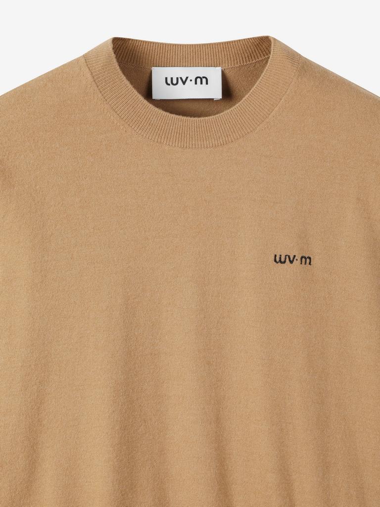 LUVM Basic Kint Pullover_Camel
