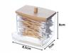 Bathroom Organizer Container for Ear Buds, Hygienic, Cosmetic