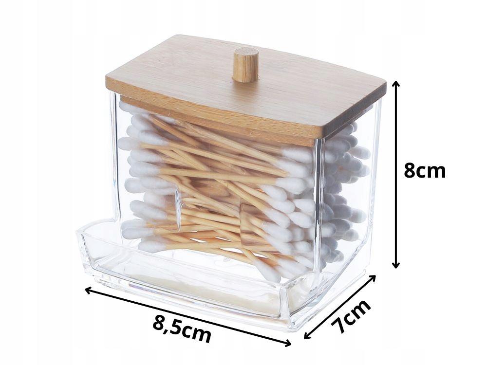 Bathroom Organizer Container for Ear Buds, Hygienic, Cosmetic