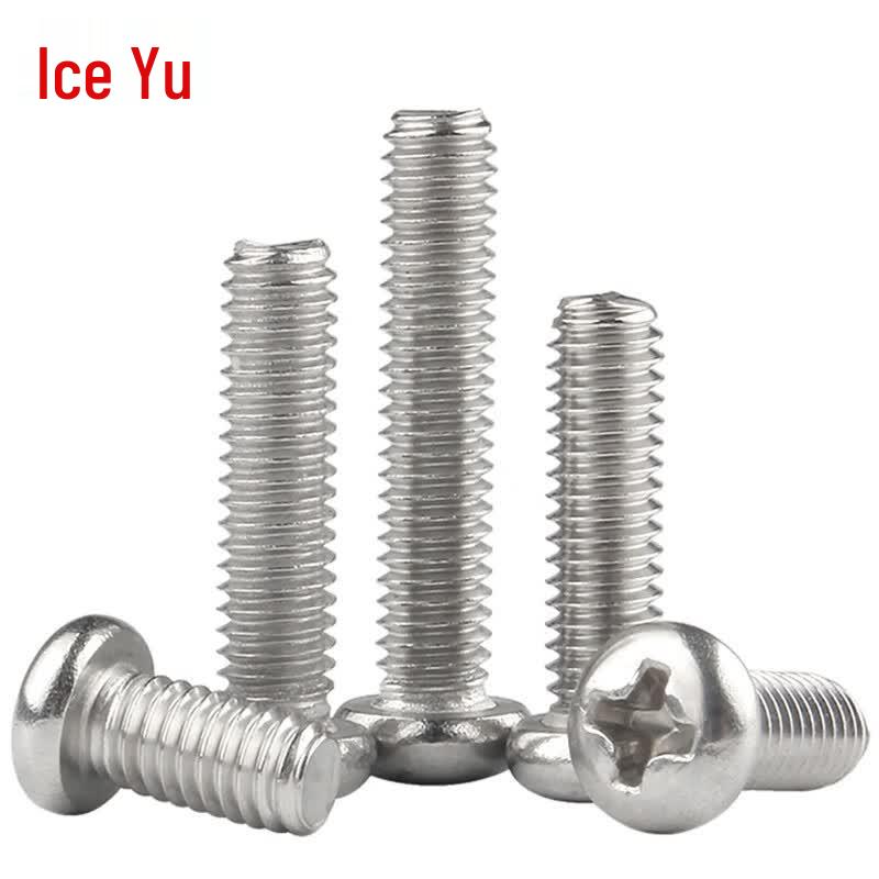Bingyu BY-463 304 Stainless Steel Phillips Pan Head Machine Screws