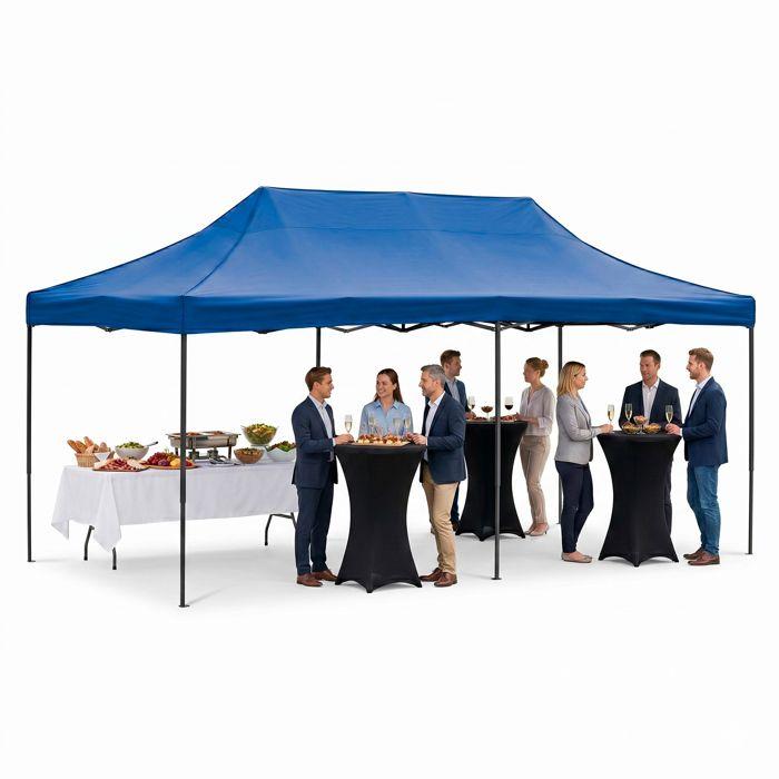 Gazebo pieghevole - SPRINGOS - GP0007 - 3x6 m - acciaio anticorrosione - Poliestere Oxford 420D
