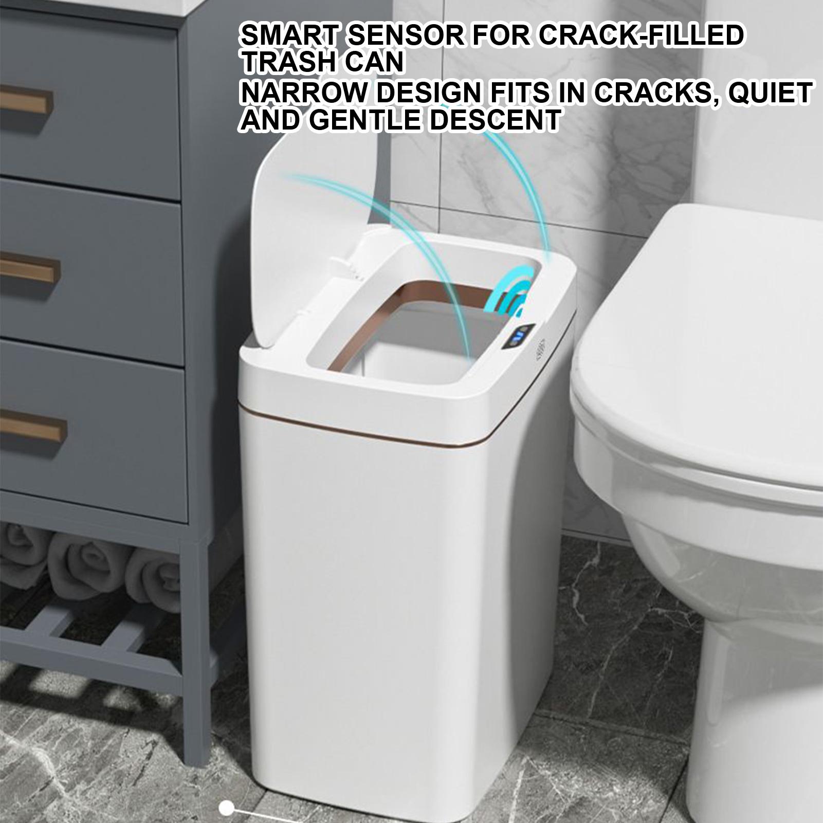 

New 18L Smart Trash Can Automatic Touchless Smart Sensor Sensing Trash Can Waterproof Bathroom Kitchen Bedroom Trash Can CHINA