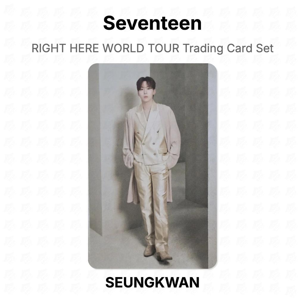 Seventeen RIGHT HERE WORLD TOUR Trading Card Set Official Photocard