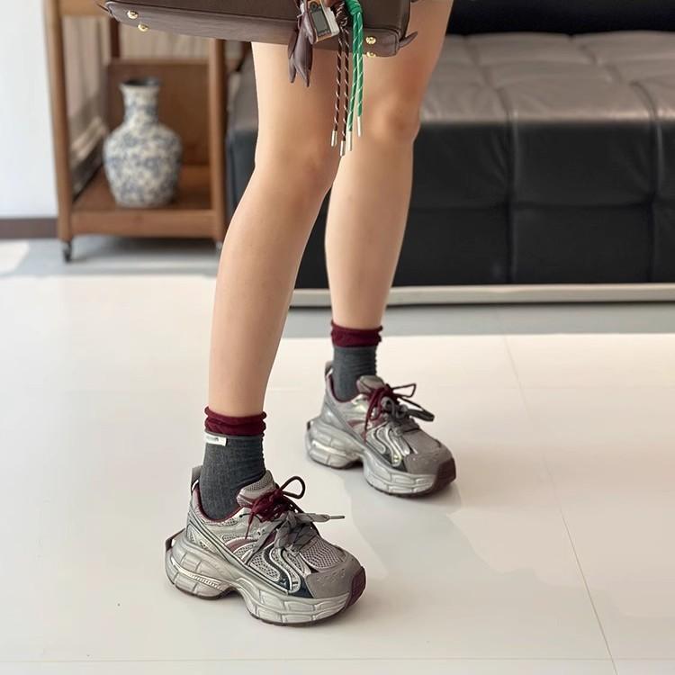 Silver Daddy shoes women's 2025 new spring and summer mesh lightweight women's shoes super fire heightening casual sports shoes