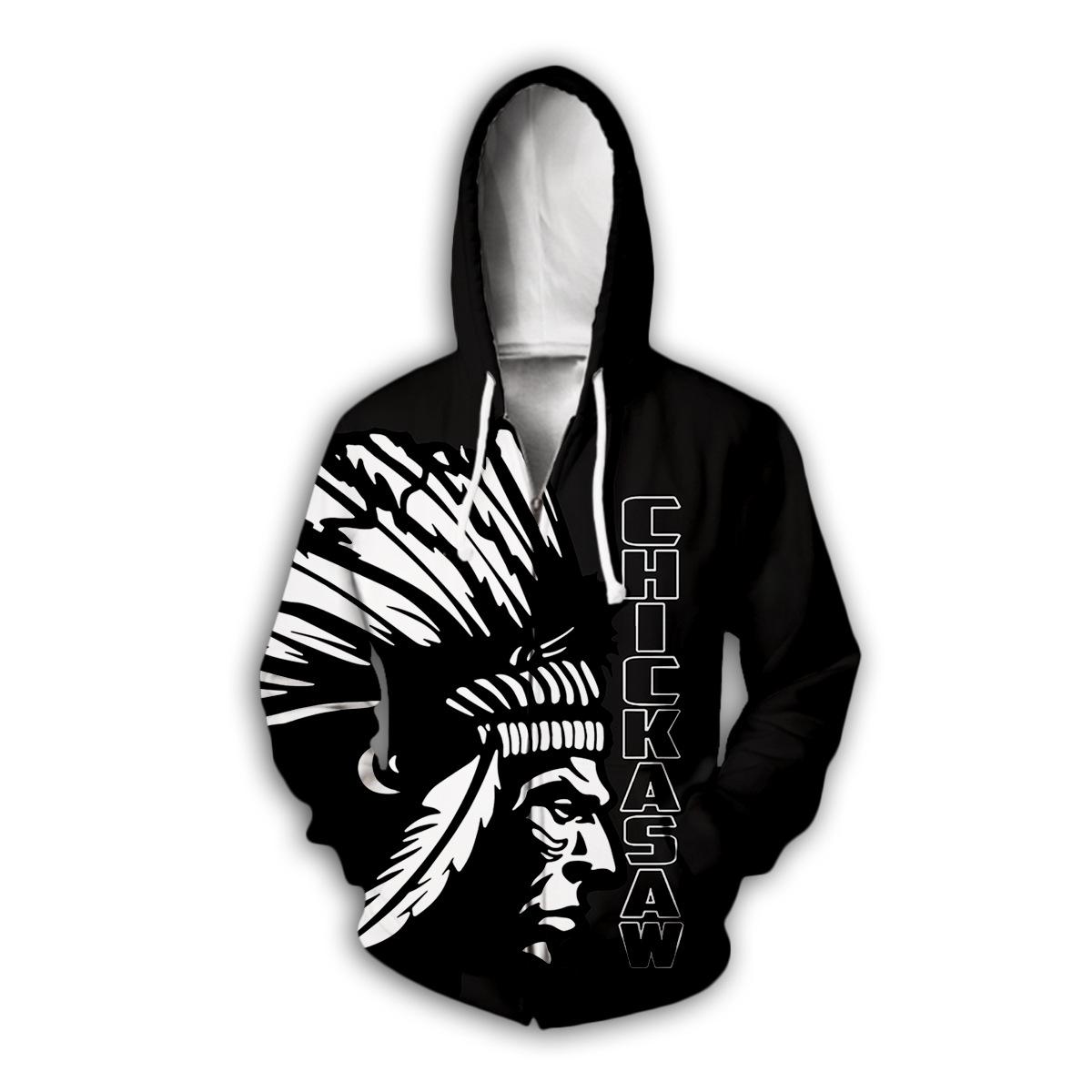 

Новая толстовка с цифровой печатью татуировки, 3D толстовка на молнии с капюшоном XS