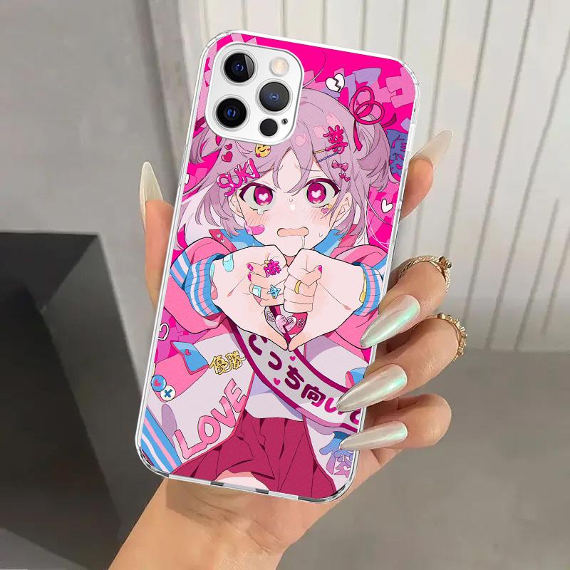 Cute Anime Girl INS Phone Case for Iphone 17 Air 16 15 Plus 14 13 Mini 12 11 Pro Max 16E 7 8 SE 2020 Soft Funda Print Shell 17 A