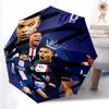 Printed Kylian Mbappé Printed Folding Umbrella,Outdoor,Leisure,And Travel Umbrella,Durable Umbrella Fabric,Birthday And Holiday Gift