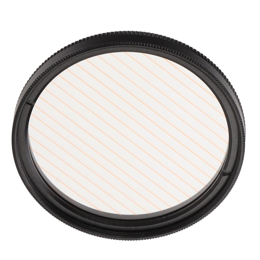 Junestar Camera Lens Filter Gold Streak Anamorphic Effect Photography Filter Accessories