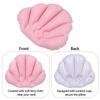 Bathing Accessories Pillow With Suction Cups 1PC Inflatable Bath Soft Spa Neck Support Fan-shaped Cushion Pillow Bathtub