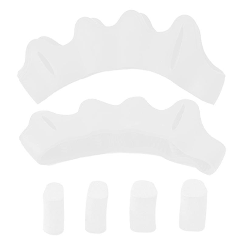 Adjustable Cross-Border Silicone Toe Separator - Corrects Overlapping and Valgus One Size