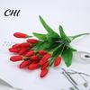 Simulation Flower 1 Bouquet Artificial Realistic Colorfast 21 Heads Vivid Fake Tulip Wedding Favors