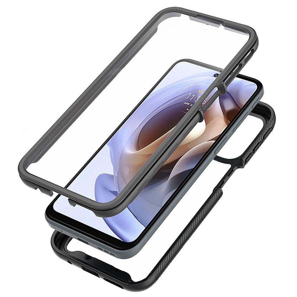 Case for Motorola Moto G51 5G, Shockproof, with foil, black