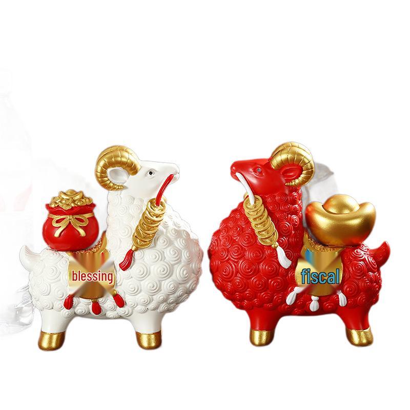 Prosperous Sheep Zodiac Phone Holder & Desk Decoration 2027