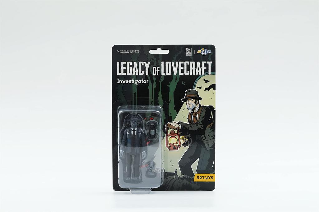 52TOYS Series Legacy Explorer Silent Film PVC ABS Painted Complete Figure 3.75 Lovecraft's Ver. &