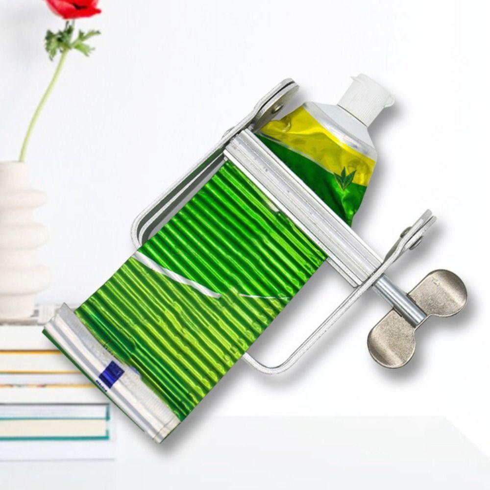 Arbeitssparende Zahnpastatuben-Aufroller Manuell drehbarer Zahnpastaspender Ölfarbe