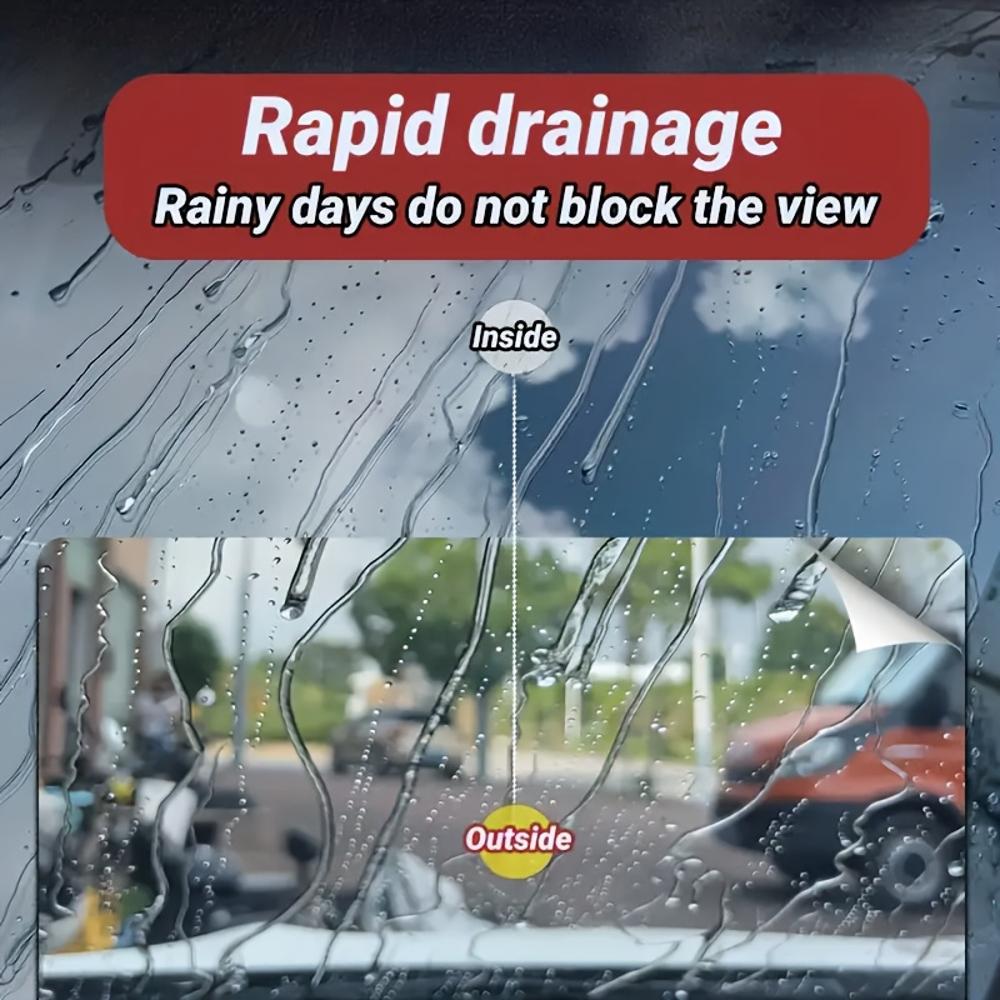 JOKJOK Motorradhelm Hydrophobes UV- & Wasserabweisendes Spray - Regenwasser Abperl-Technologie für Klare Sicht, UV-Schutz, Li