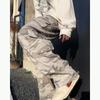 Herren Graue Camo Weitbeinige Sommer Hip-Hop Freizeit Hose