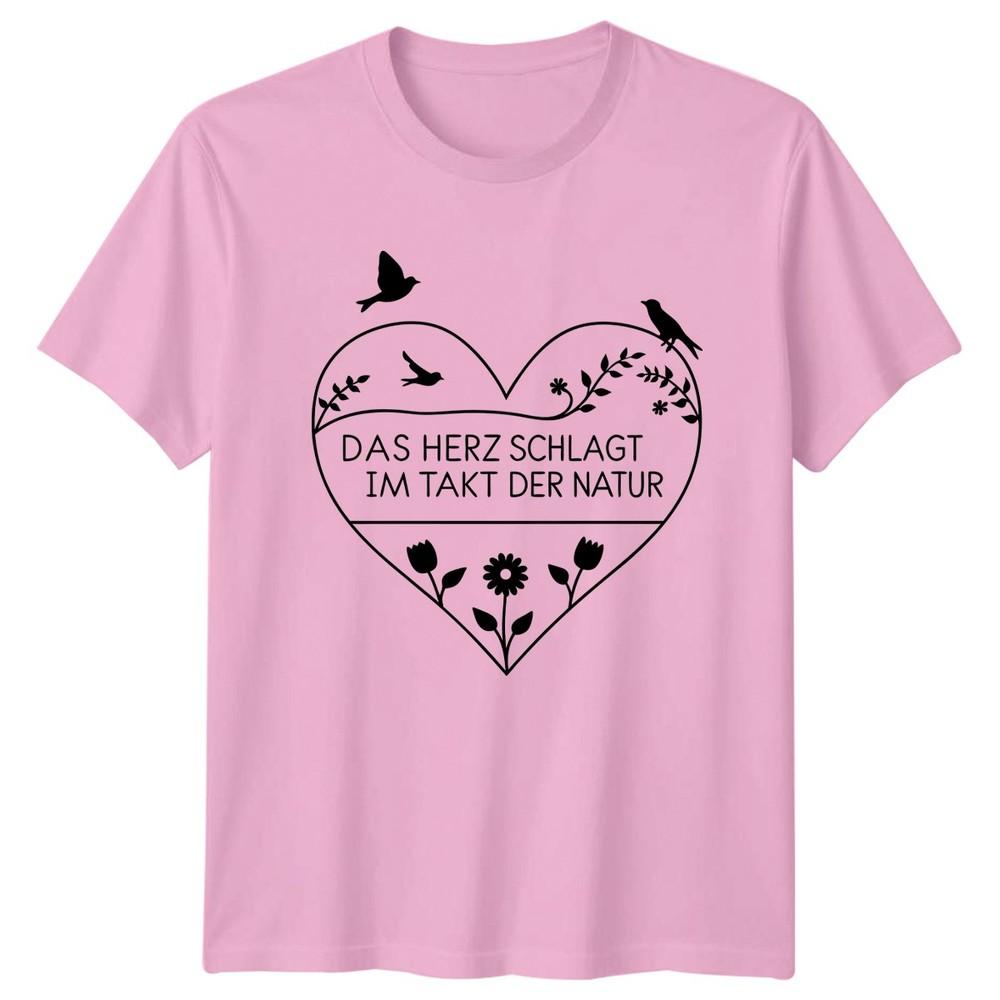 Das Herz Schlagt Im Takt TShirt GerUnisex Bird Nature Birthday Gift For Him