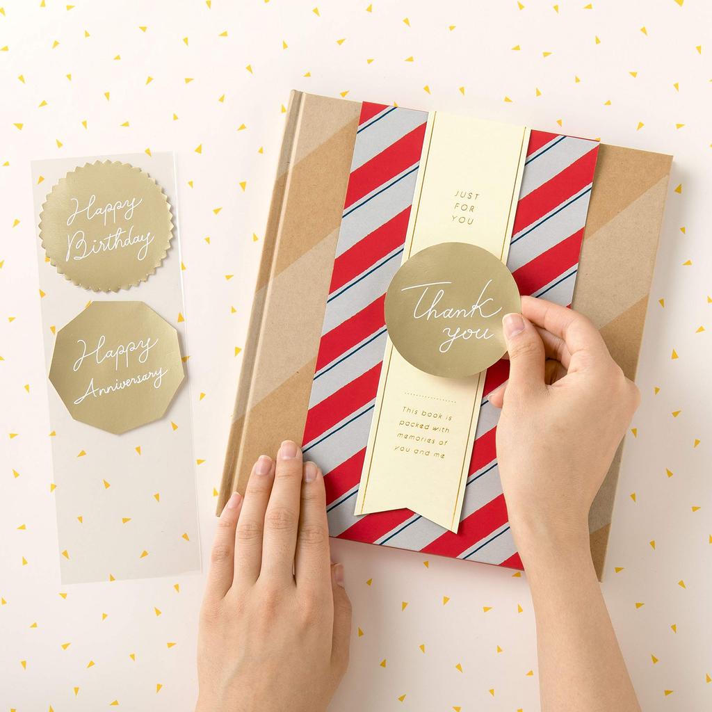Iroha Publishing GIFT WRAPPING ALBUM Gift Wrapping Album L Party Stripe GWAL-02