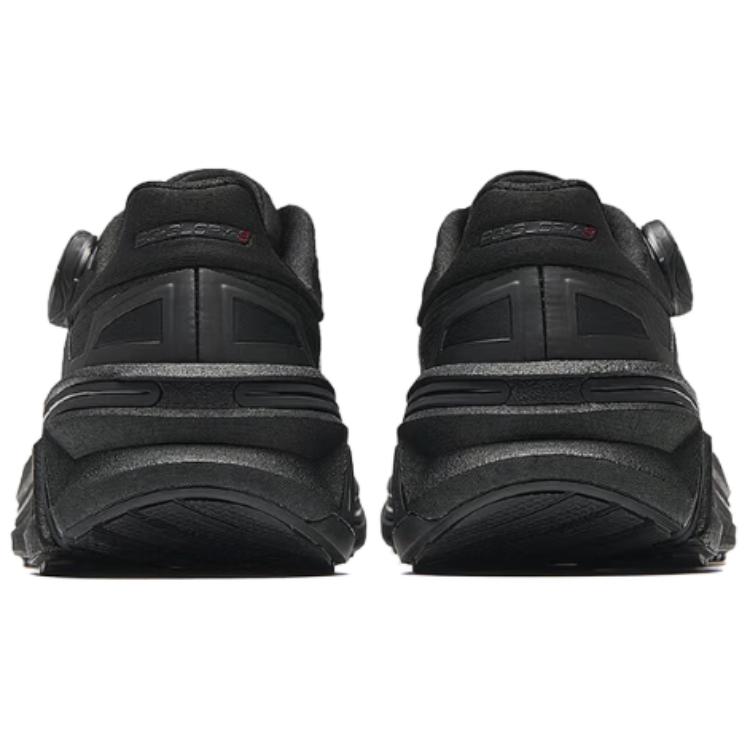 Anta Cushioning Slip Resistant Abrasion Resistant Low top Trail Running Shoes Men's Basic Black 112535538A-1