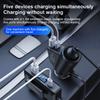 Car Digital Display Vehicle Charger USB Fast Charging Universal Auto Charger Adapter QC3.0+PD TypeC Multifunctional Quick Charge