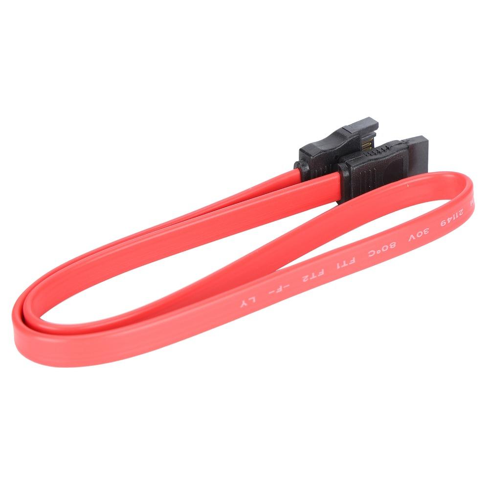 10PCS Durable 7Pin SATA Cable 50cm Length High Speed SSD Data Cable SATA Extension Cable External Hard Disk