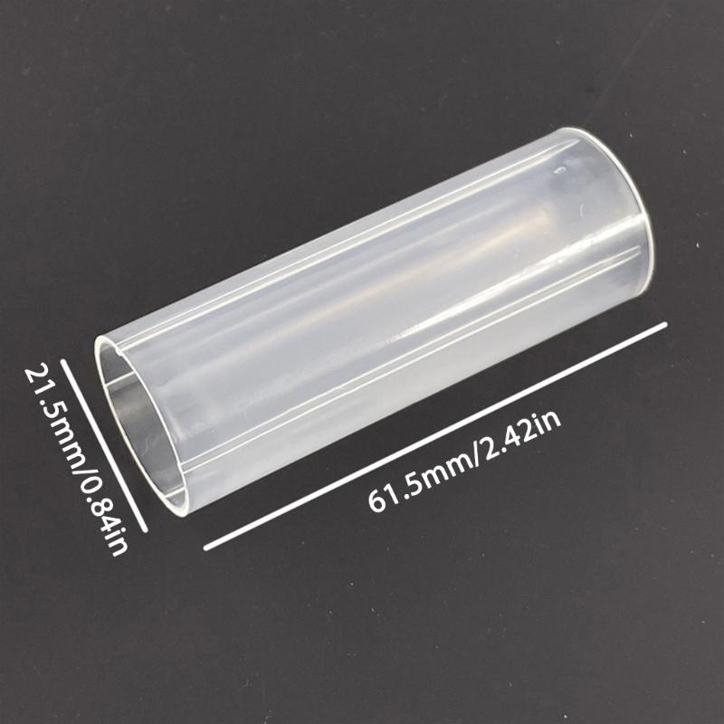 18650 σε 21700 Μανίκι Προσαρμογής Μπαταρίας για Φακούς, Μετατροπέας Μπαταρίας ABS Διαφανής και Μονωτικός